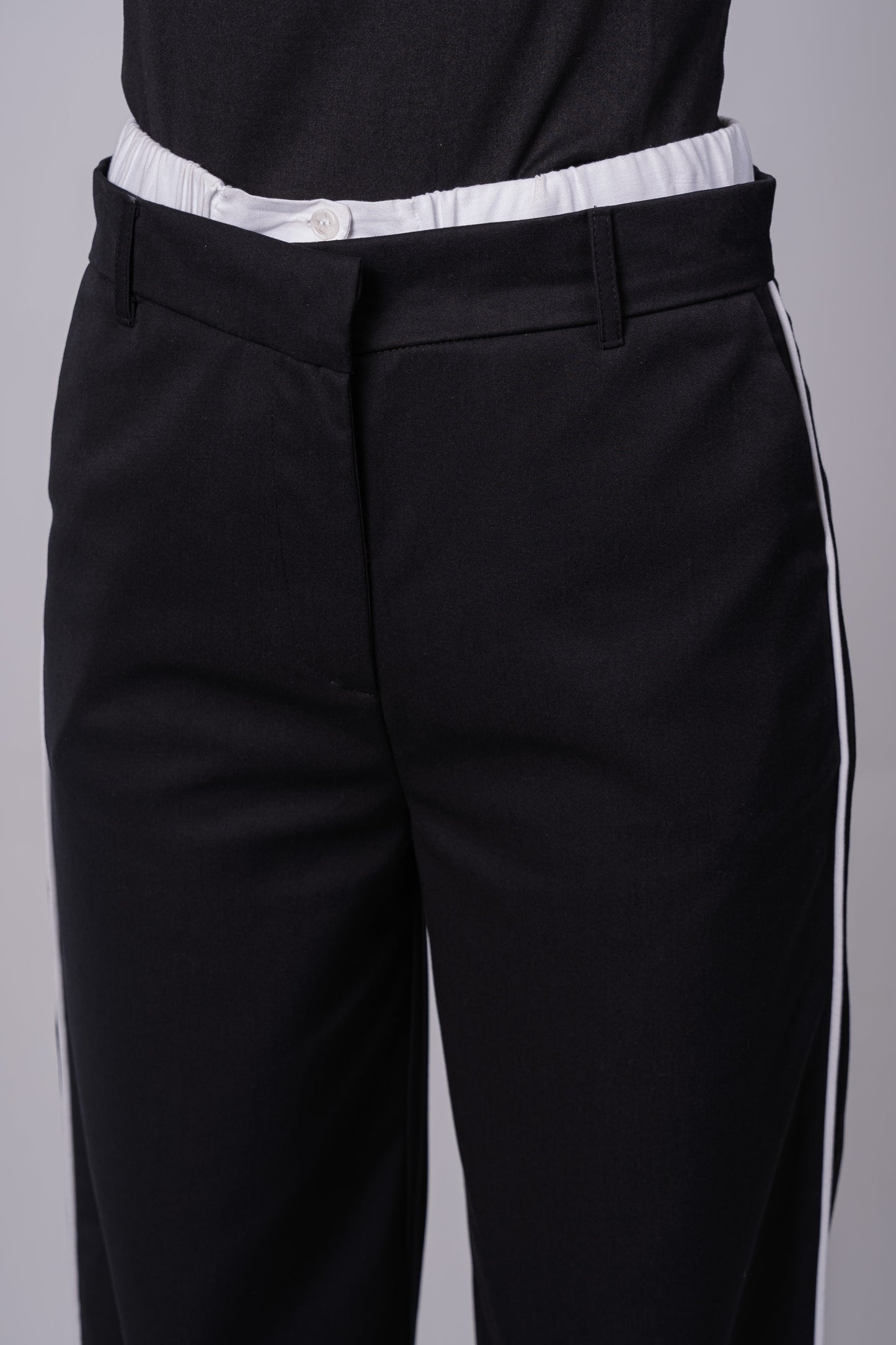 Side Line Trousers | Black