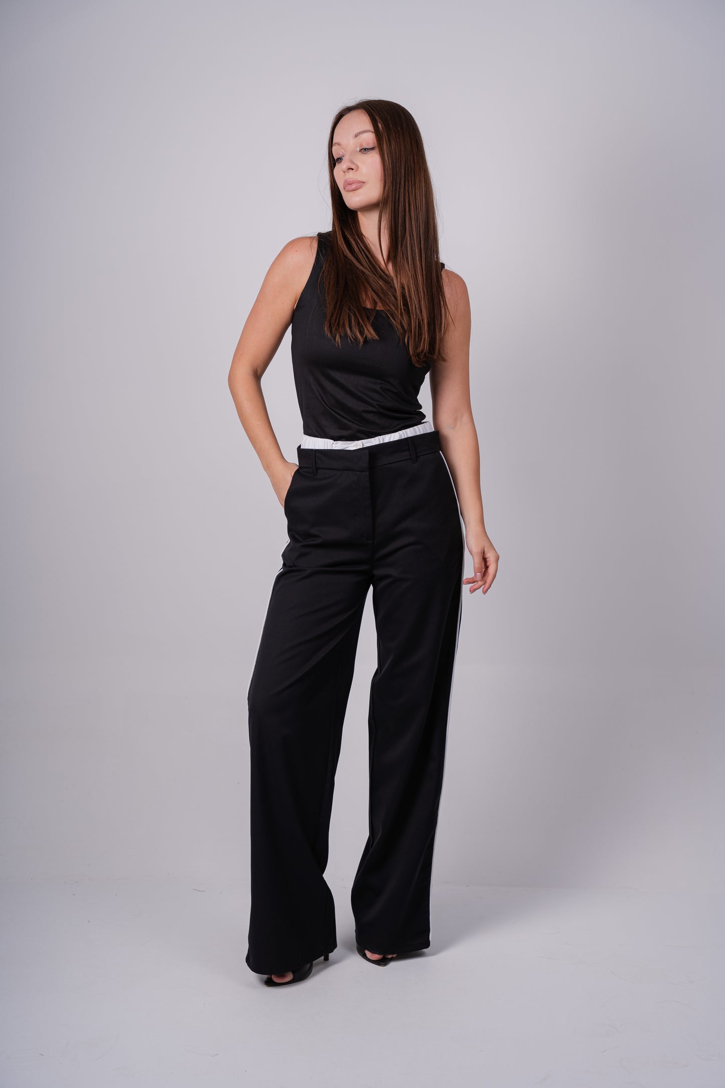 Side Line Trousers | Black