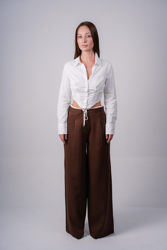 Boxer Trousers In Brown