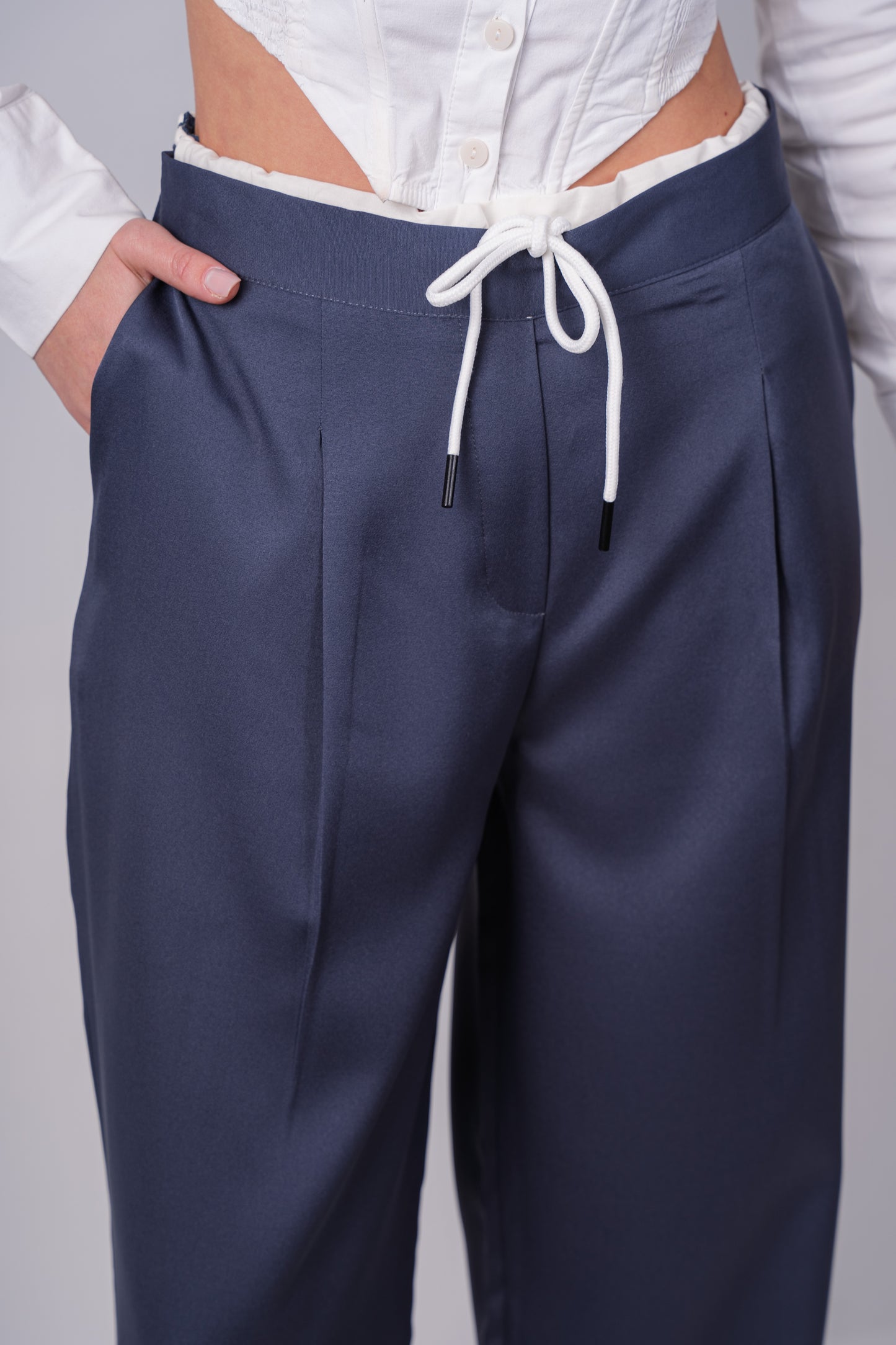 Boxer Trousers In Dark Gray