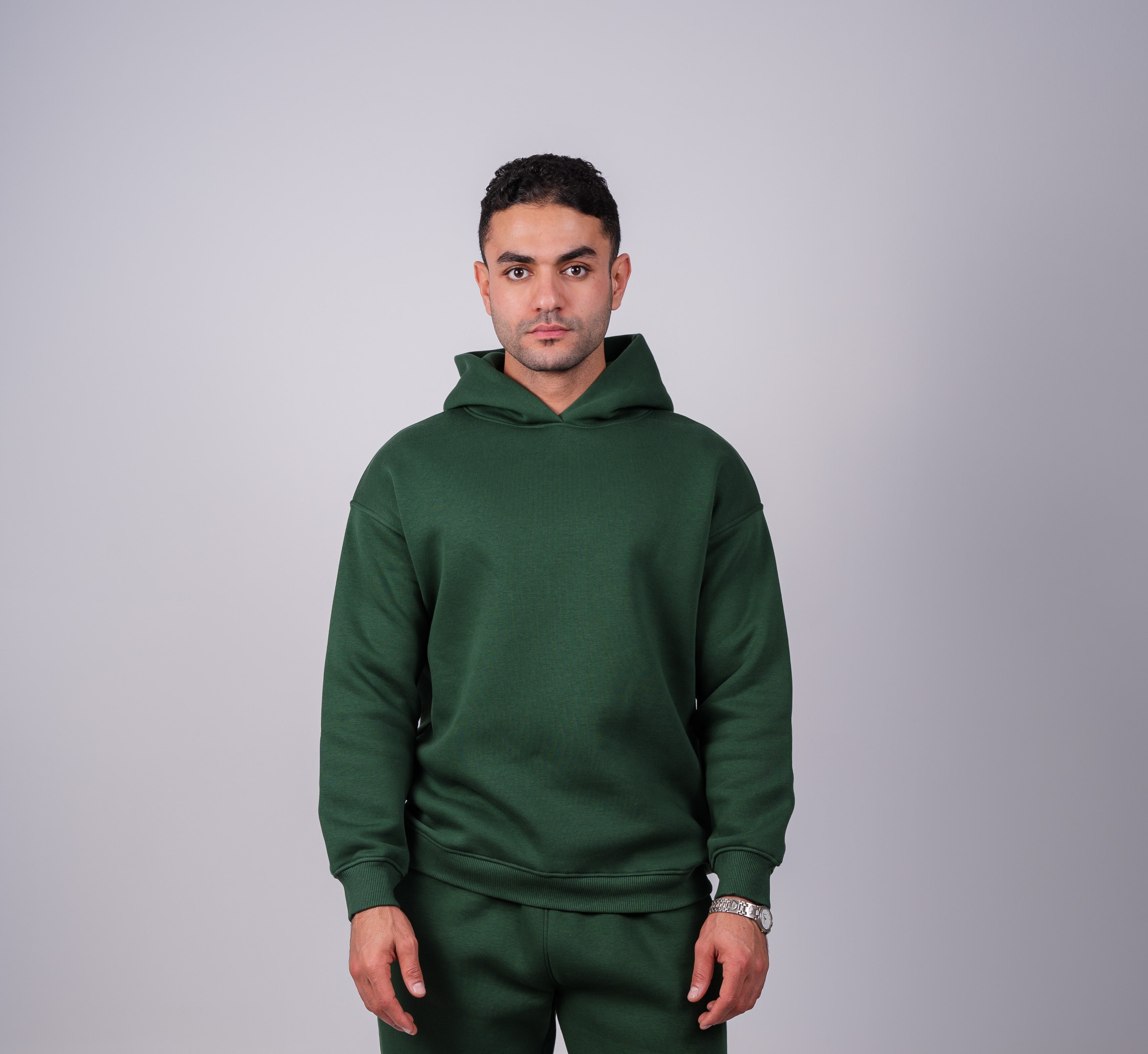 Men Basic Fleece Hoodie