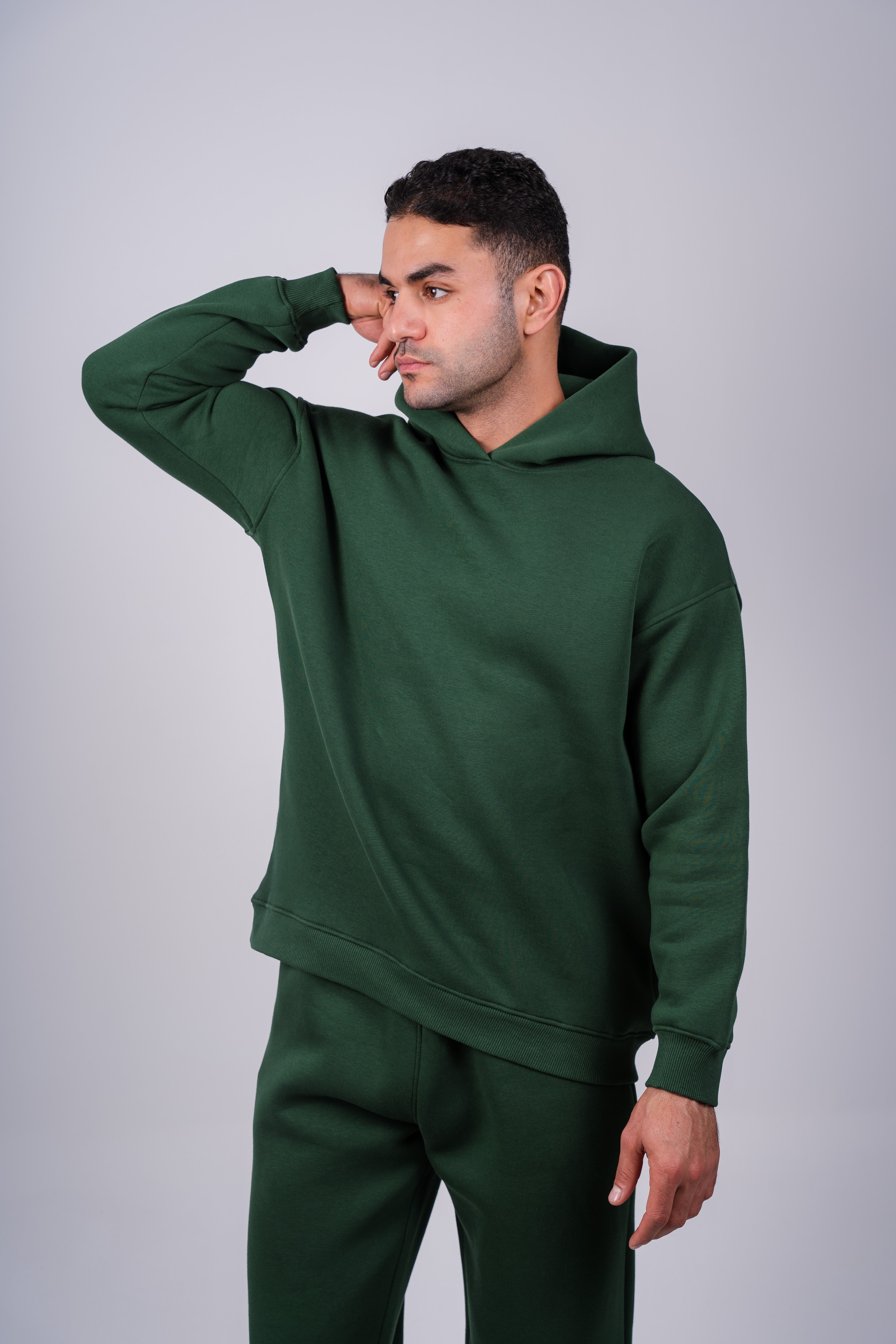 Men Basic Fleece Hoodie