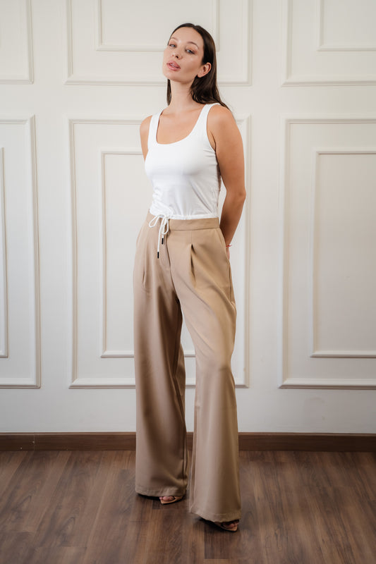 Boxer Trousers In Light-Brown