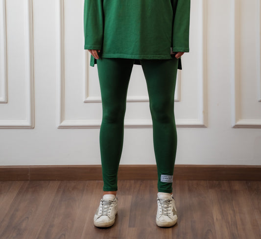 Active Legging In Olive