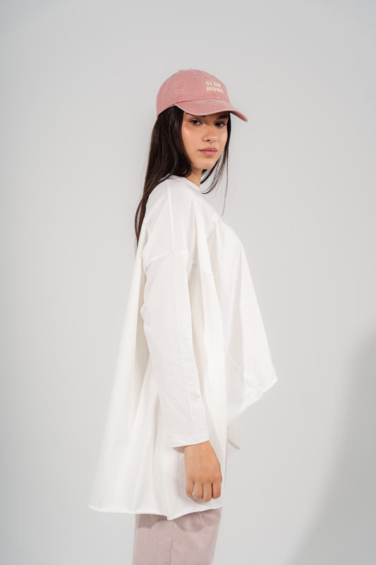 Asymmertict Shirt | White