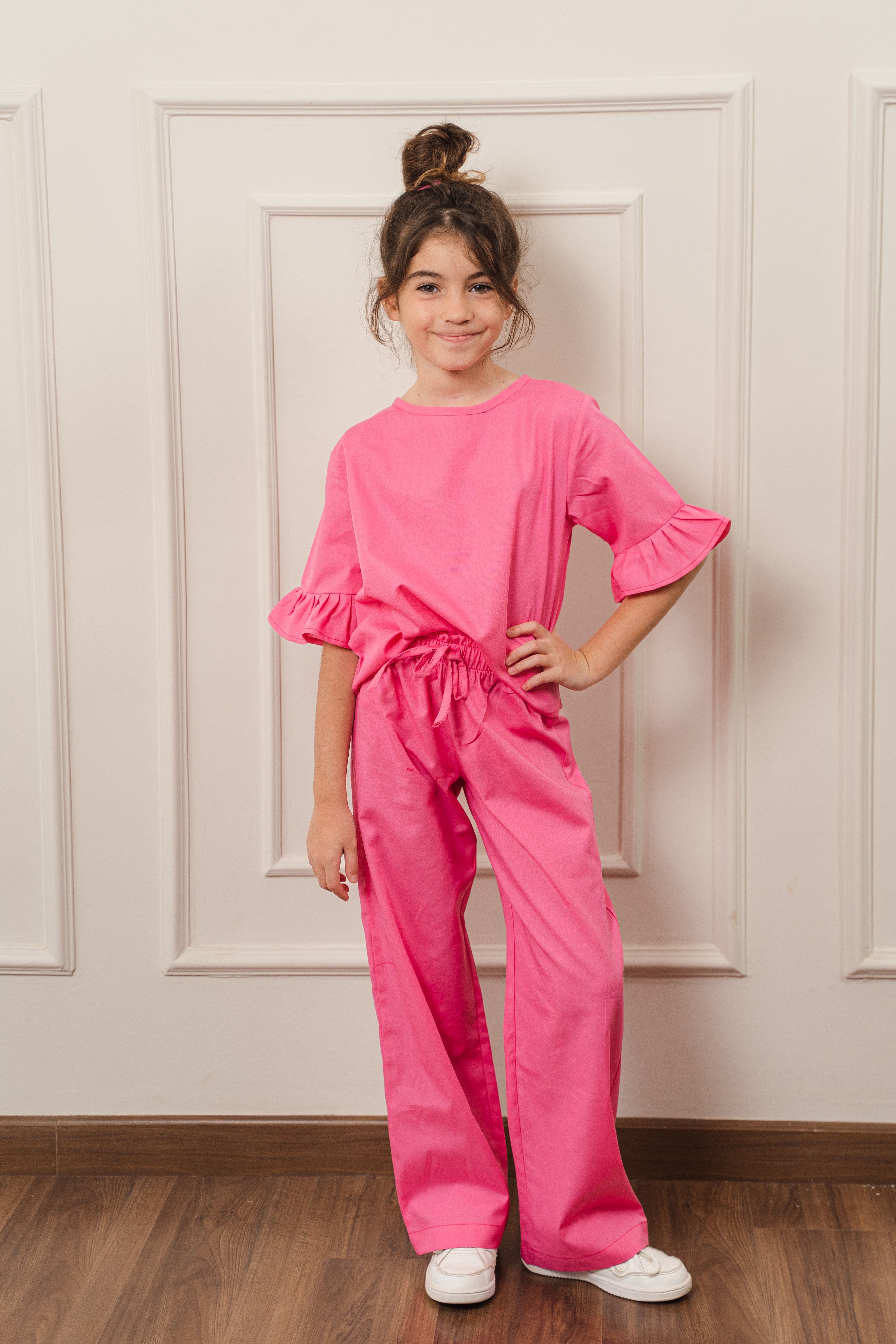 Girls Poplin Set