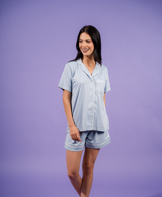 Short Classic Pajama | Baby Blue
