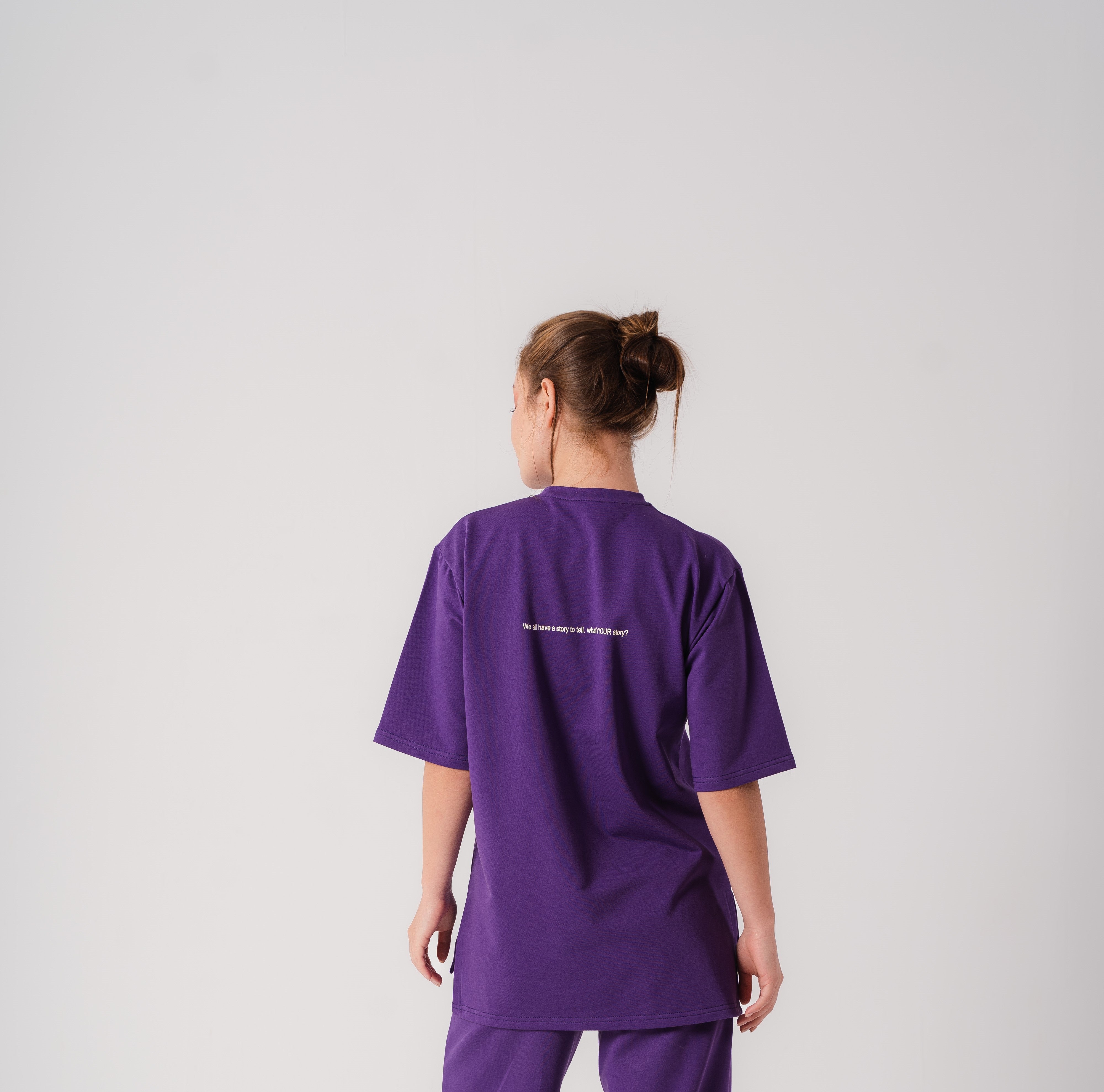 Cotton Everyday T-Shirt In Purple