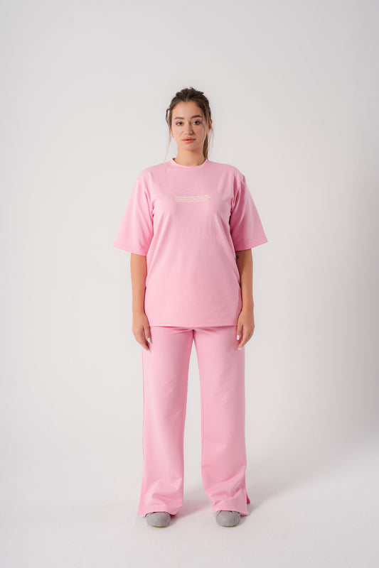 Cotton Everyday Tracksuit I Pink