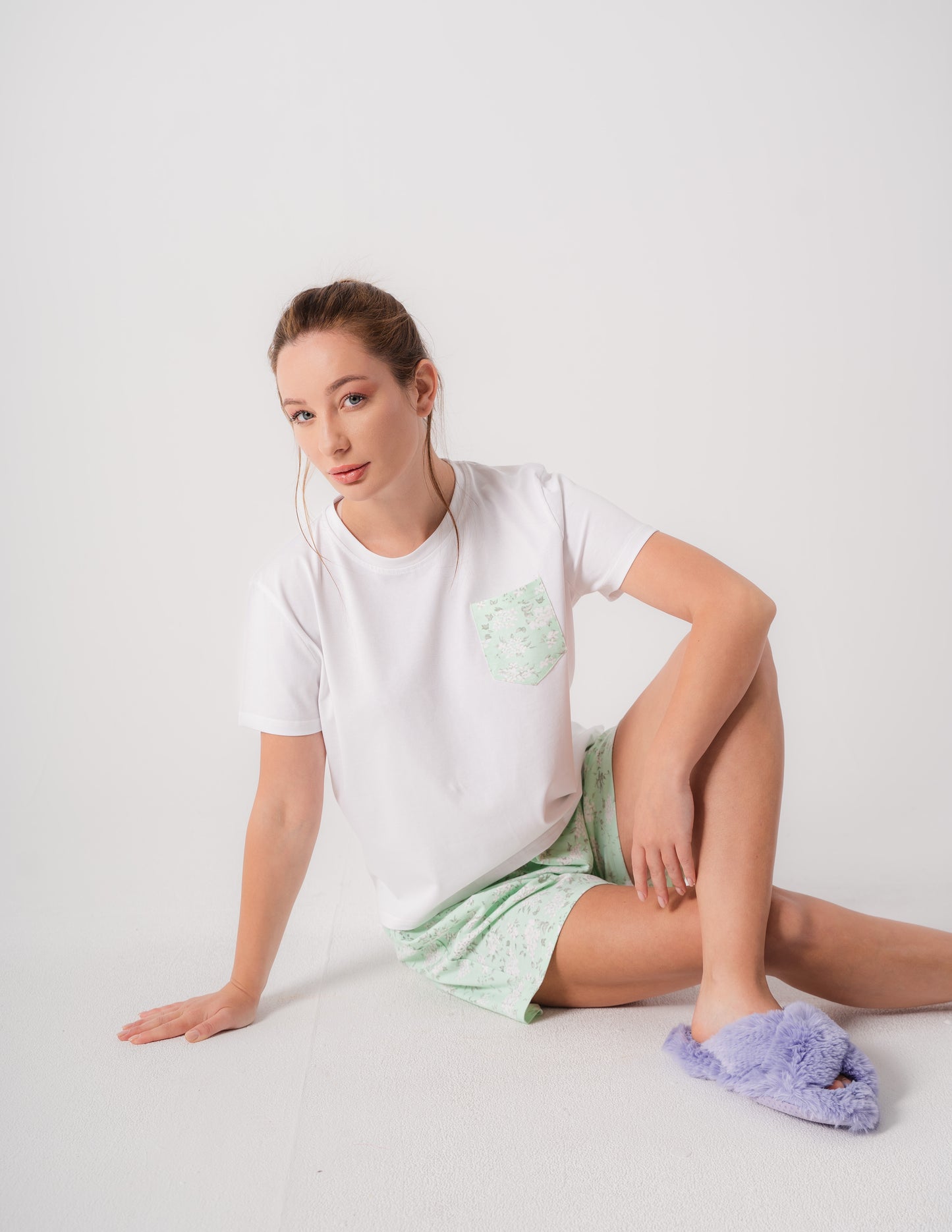 Cotton T-Shirt In White