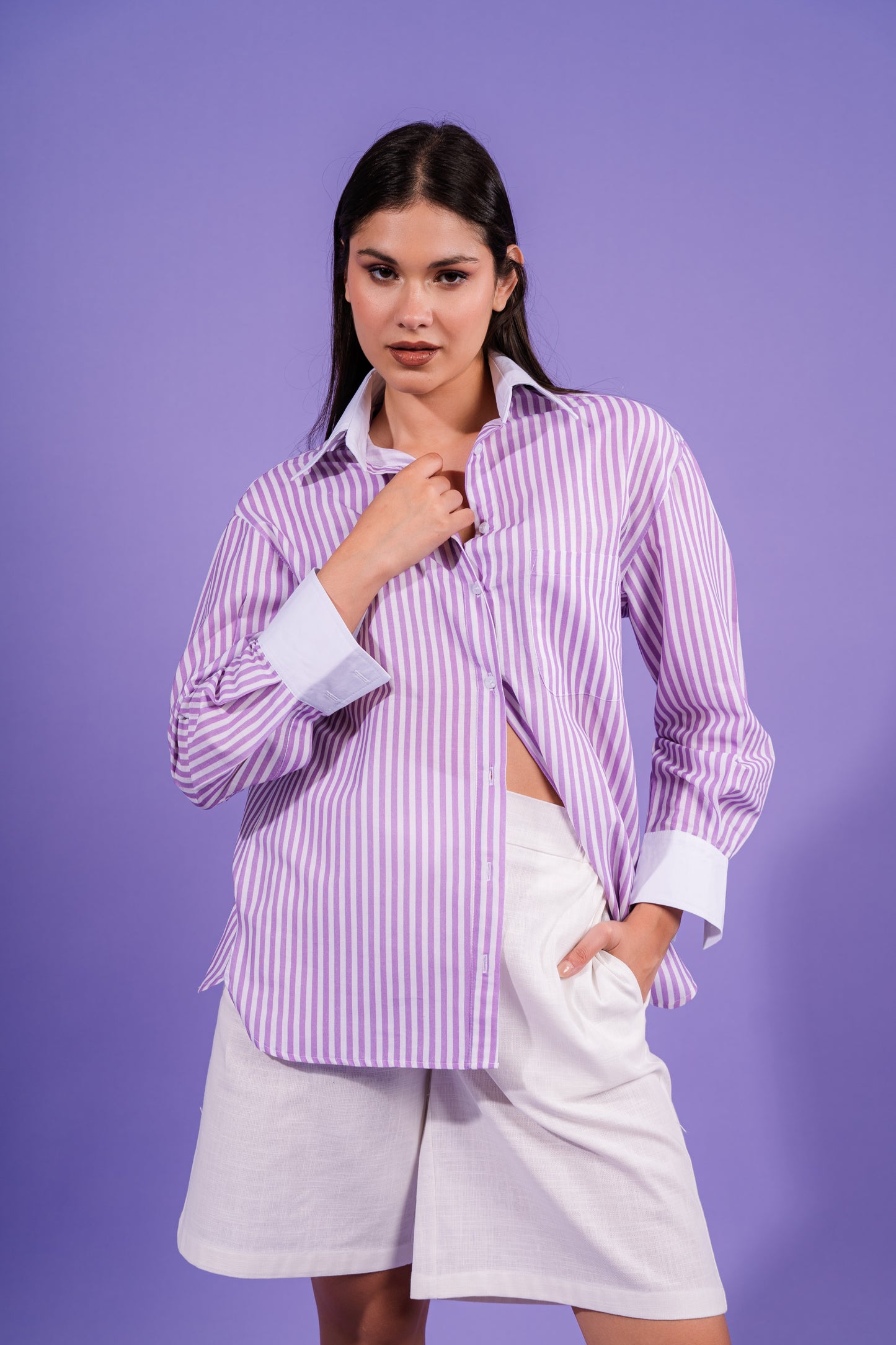 Striped Shirt | PurpLe