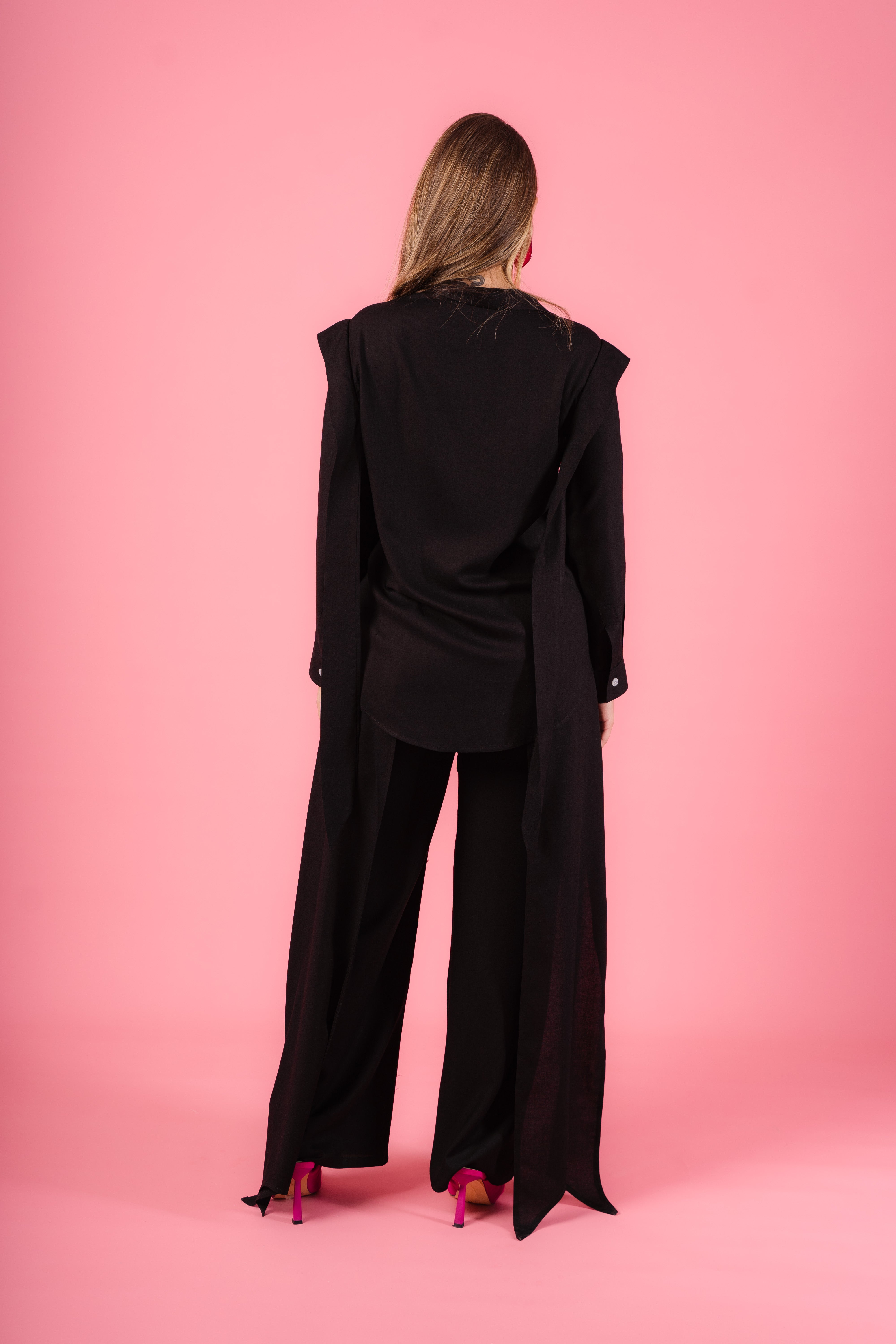 Asymmetrical Shirt Set