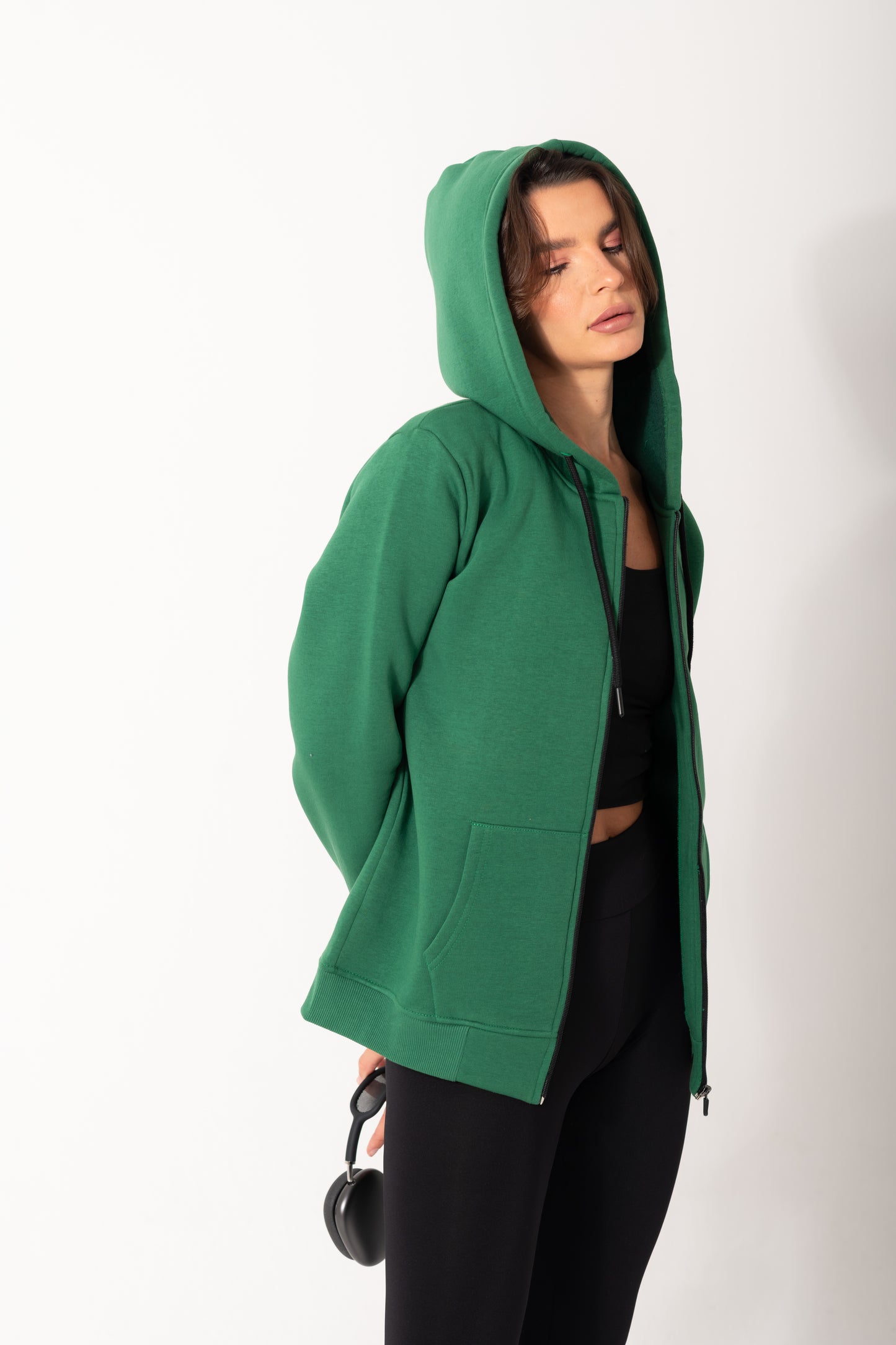 Melton Jacket In Green