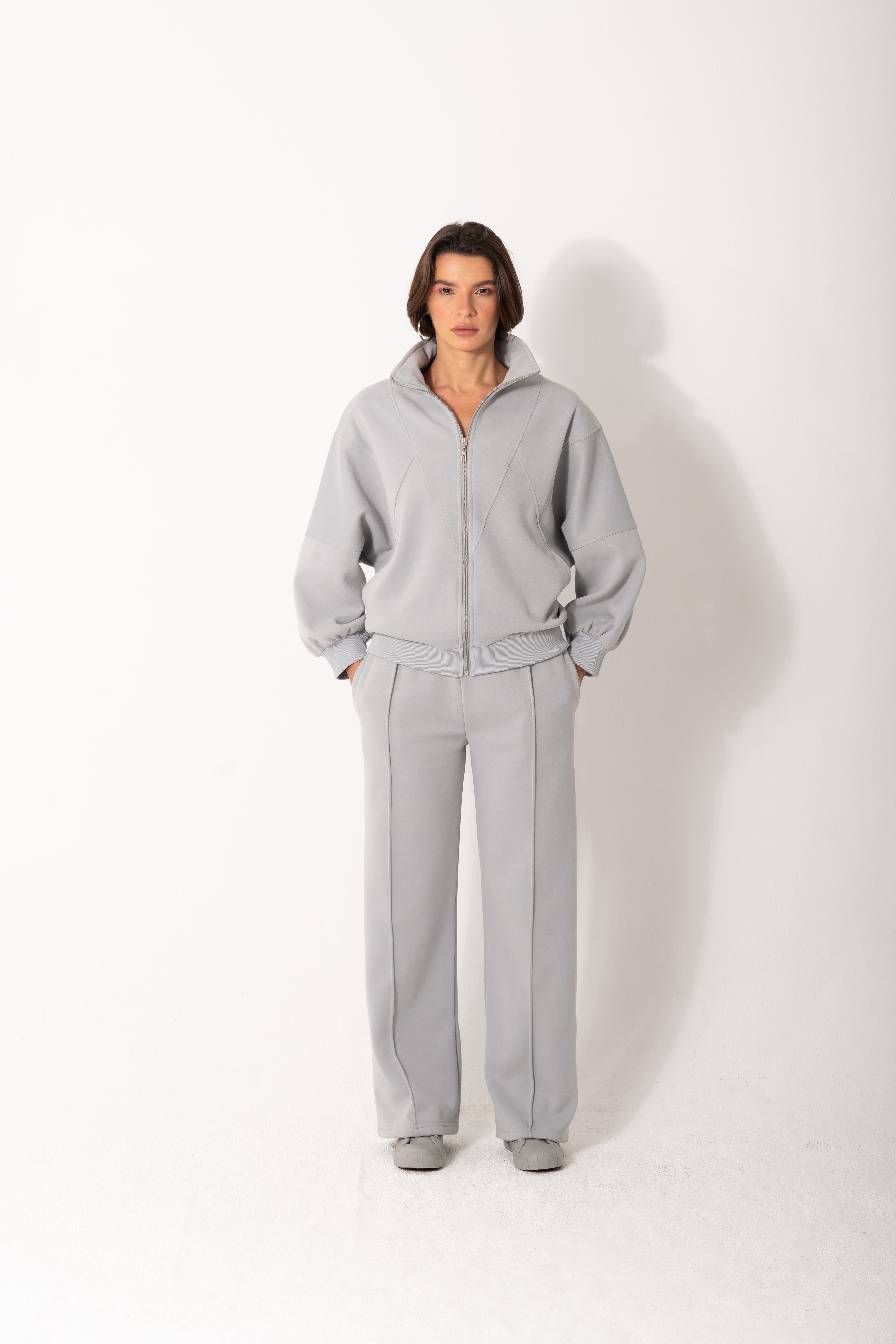 Soft Bomber Jacket Set