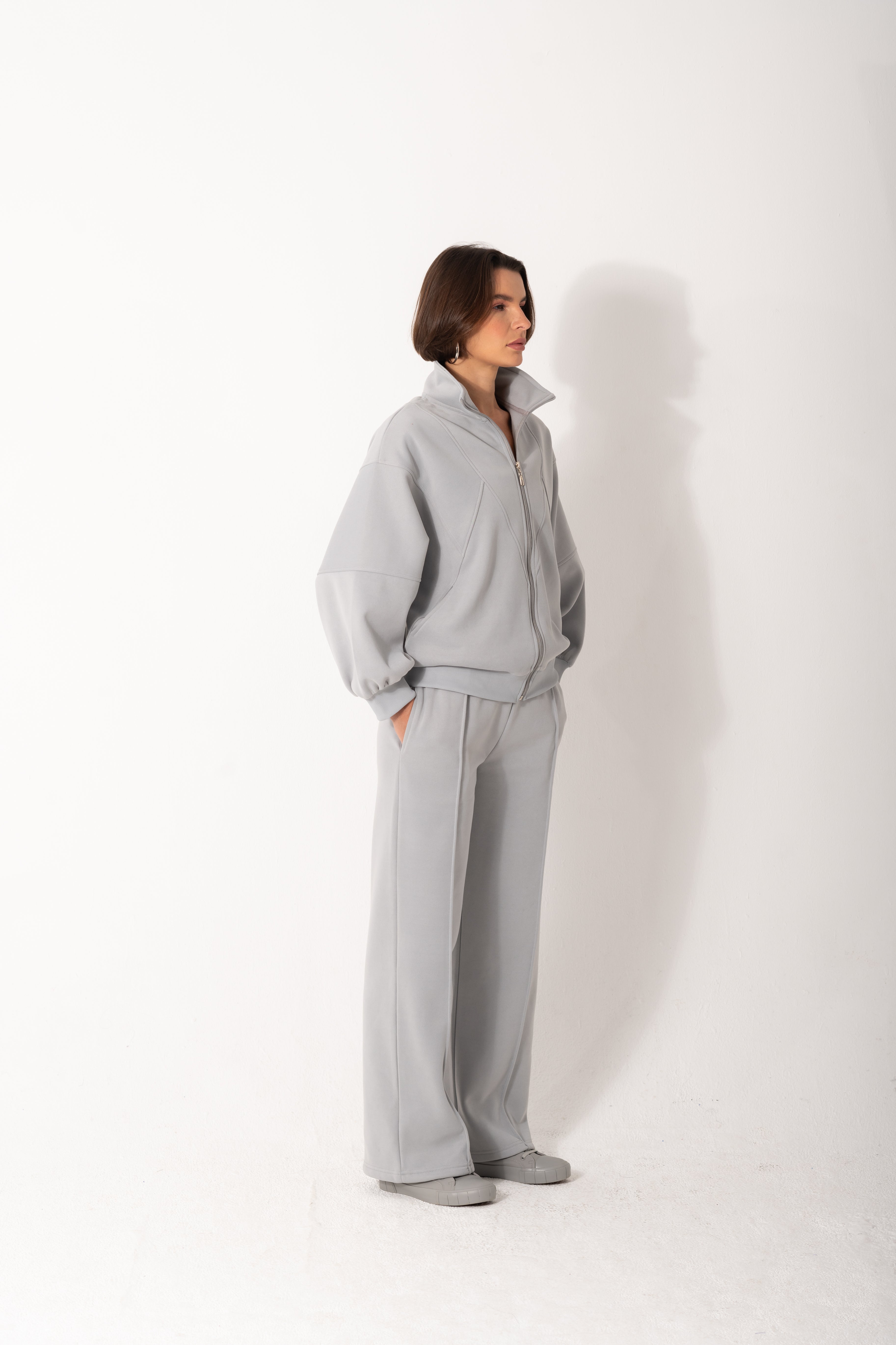 Soft Bomber Jacket Set