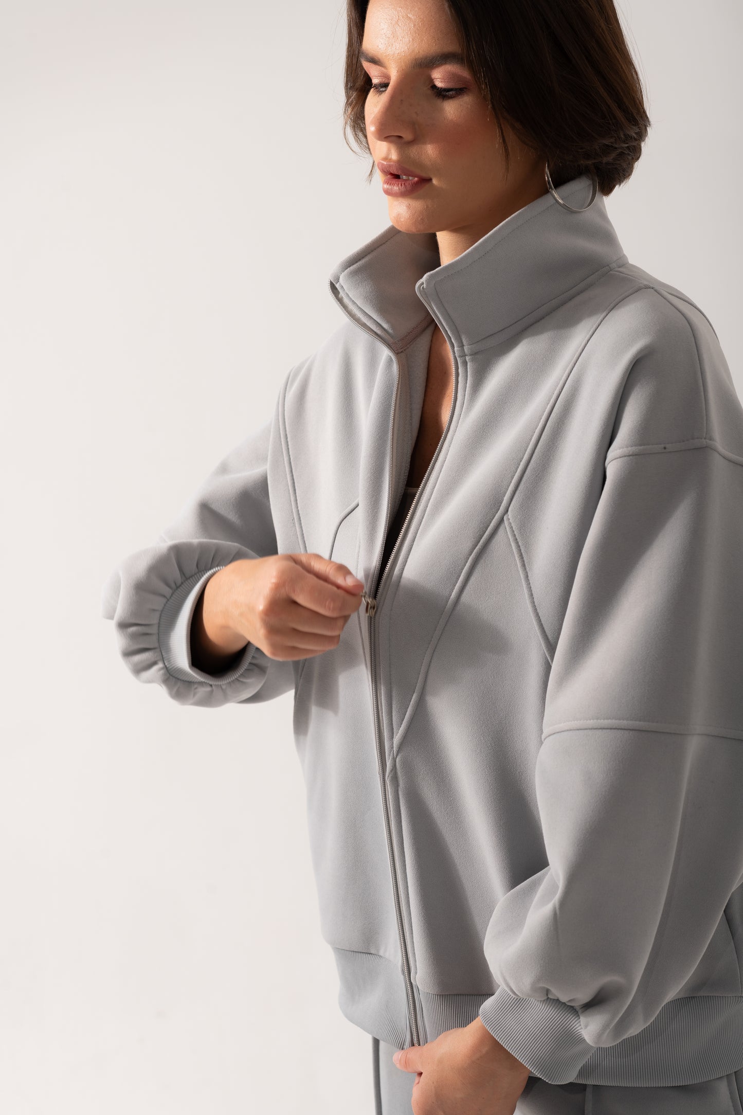 Soft Bomber Jacket Set