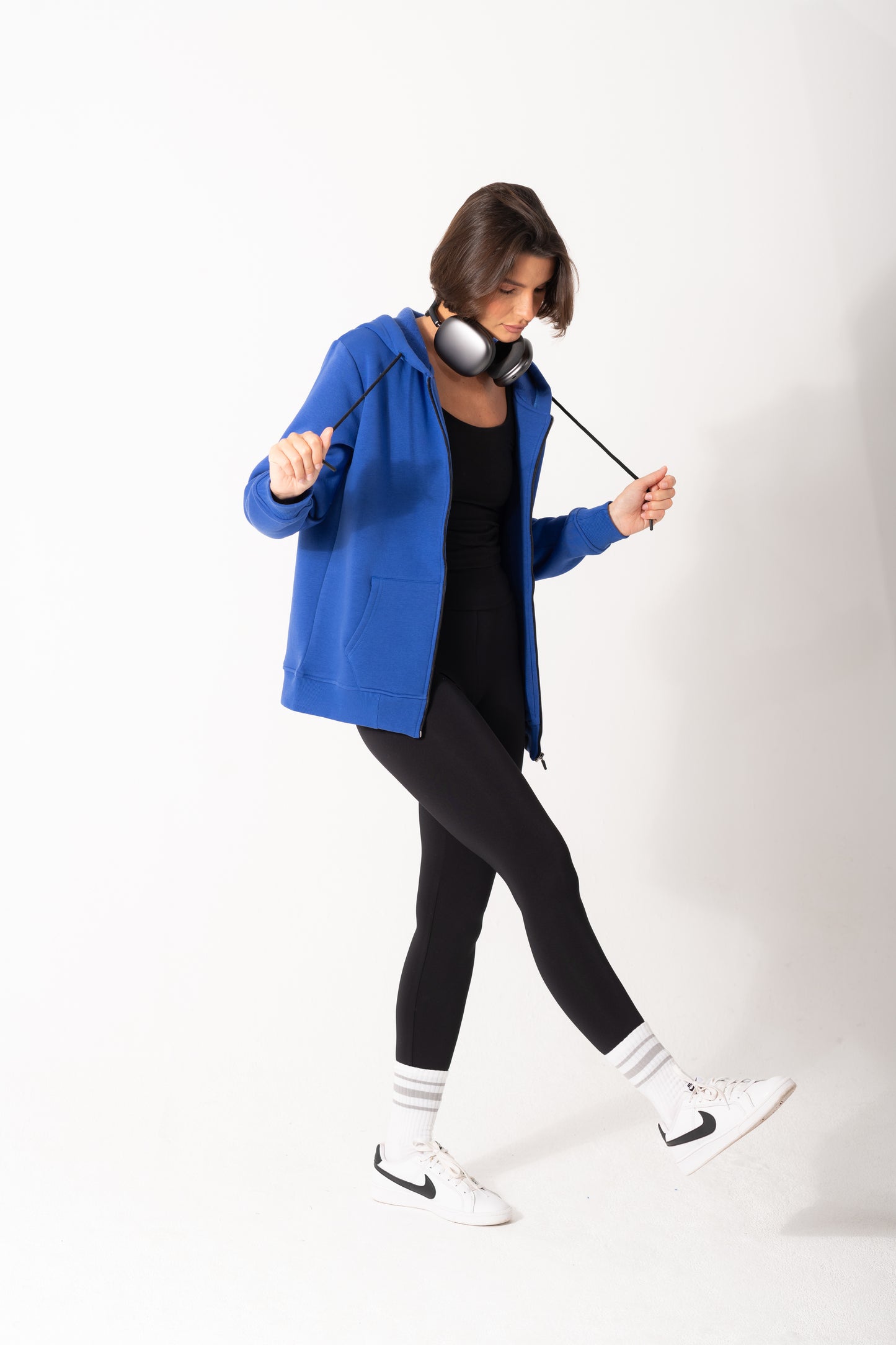 Melton Jacket In Blue