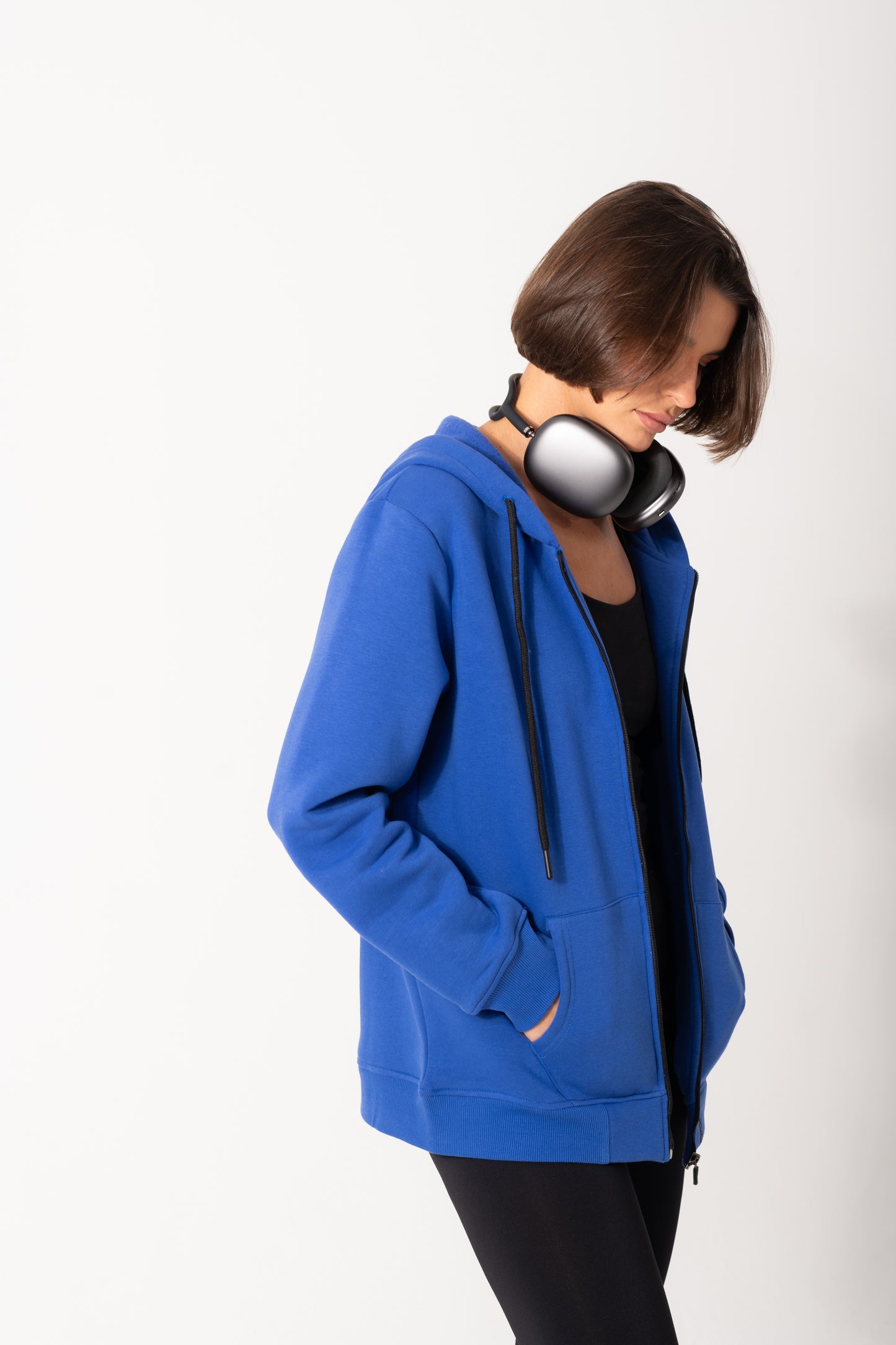 Melton Jacket In Blue