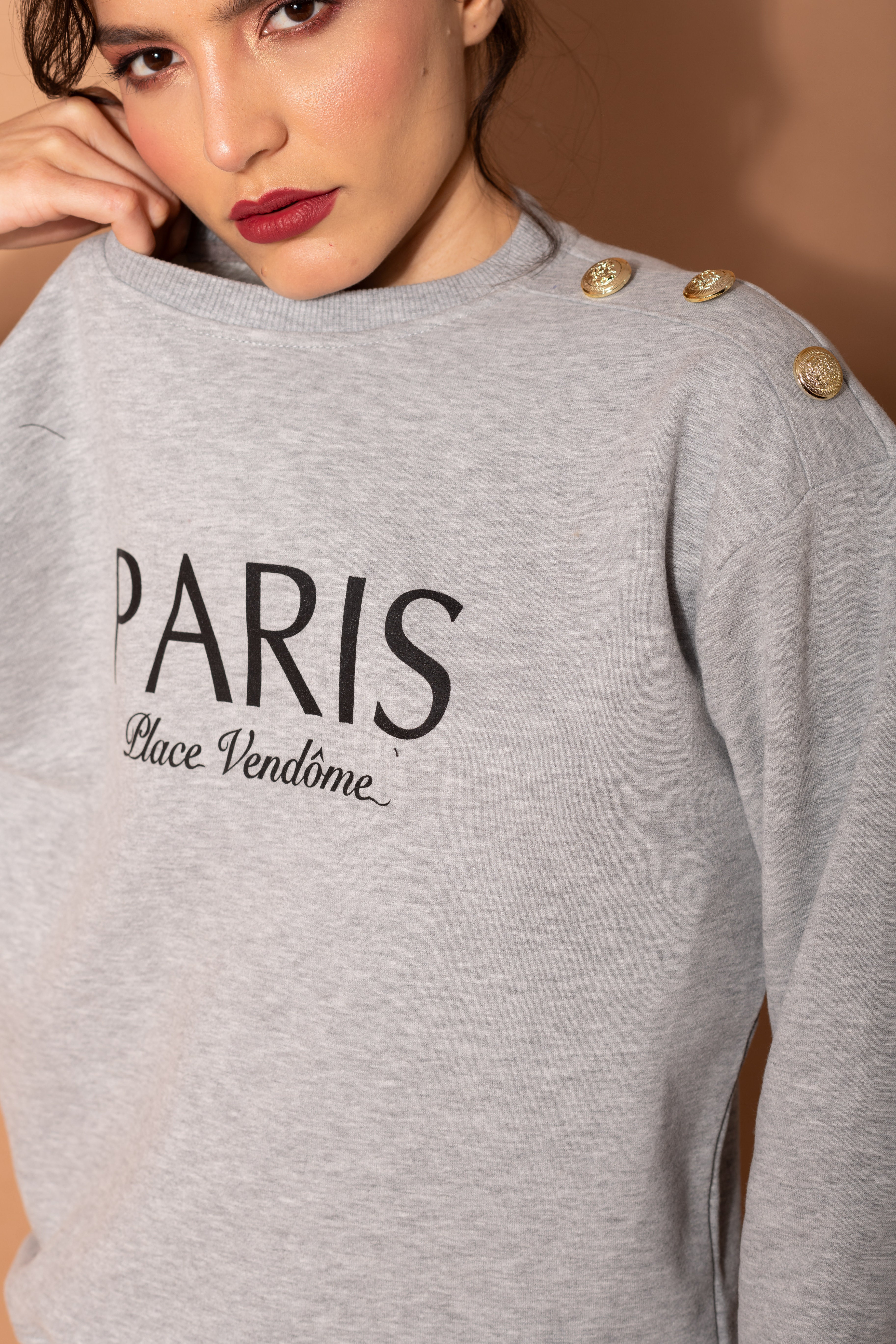 Everyday Paris Sweatshirt In Gray