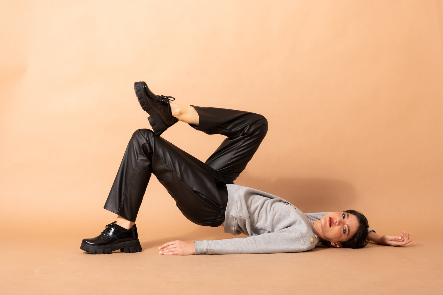 Faux-Leather Pants