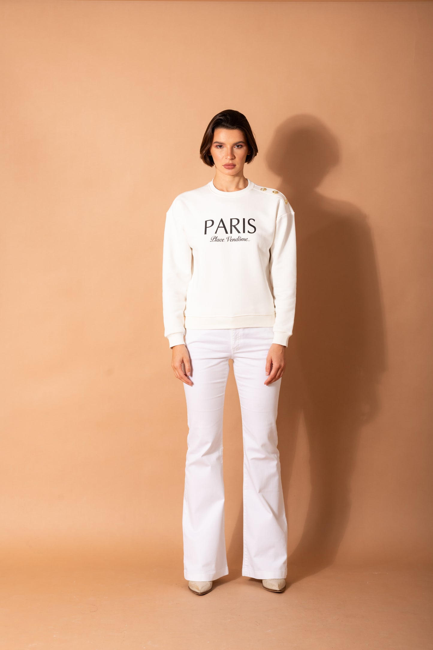 Everyday Paris Sweatshirt In White