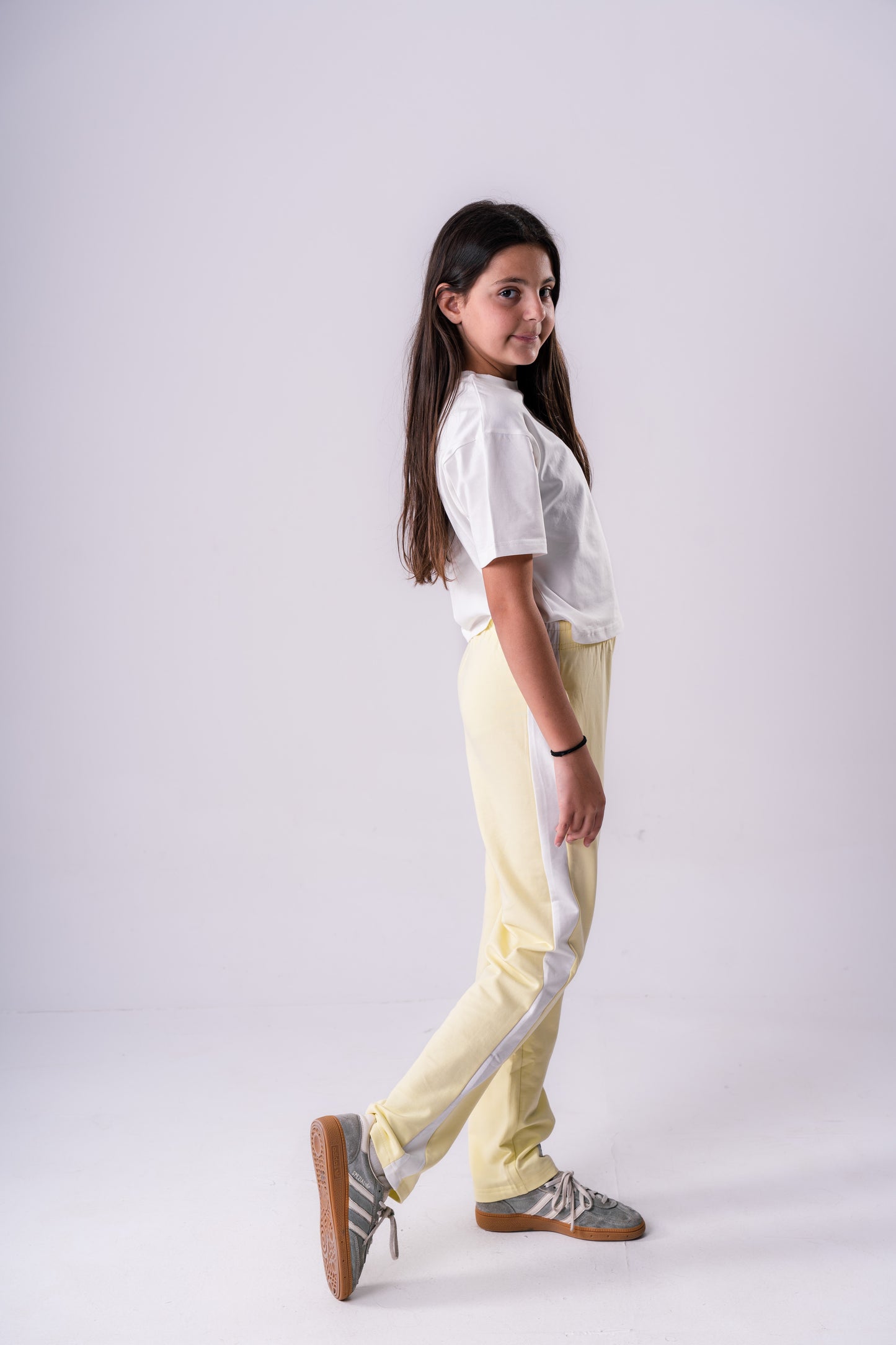 Slogan Pants Set | Yellow