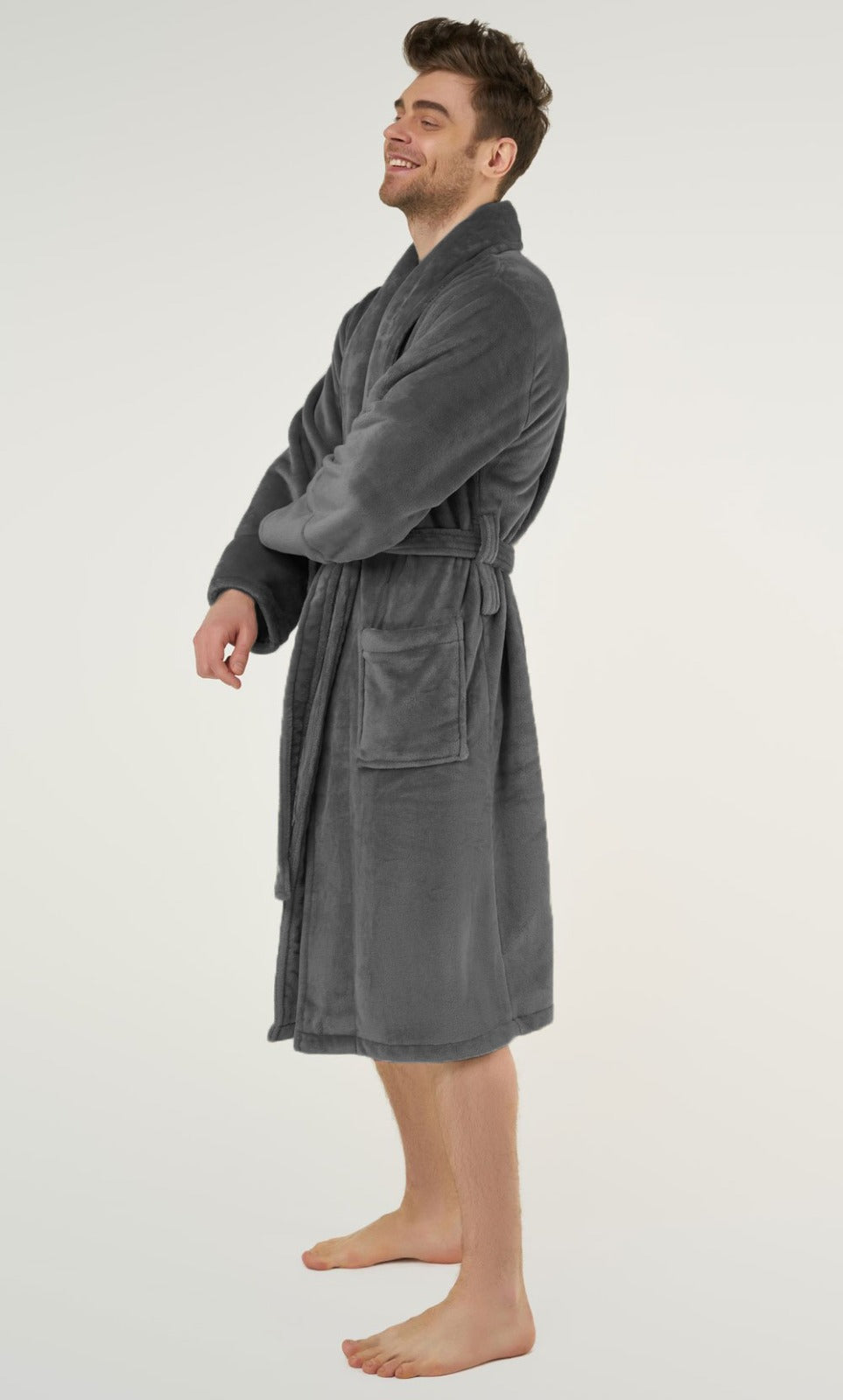 Soft Touch Dressing Gown For Men