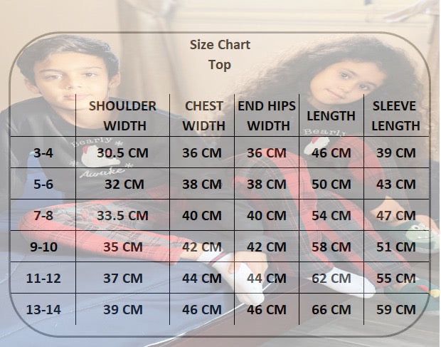 Plaid Pajama For Kids