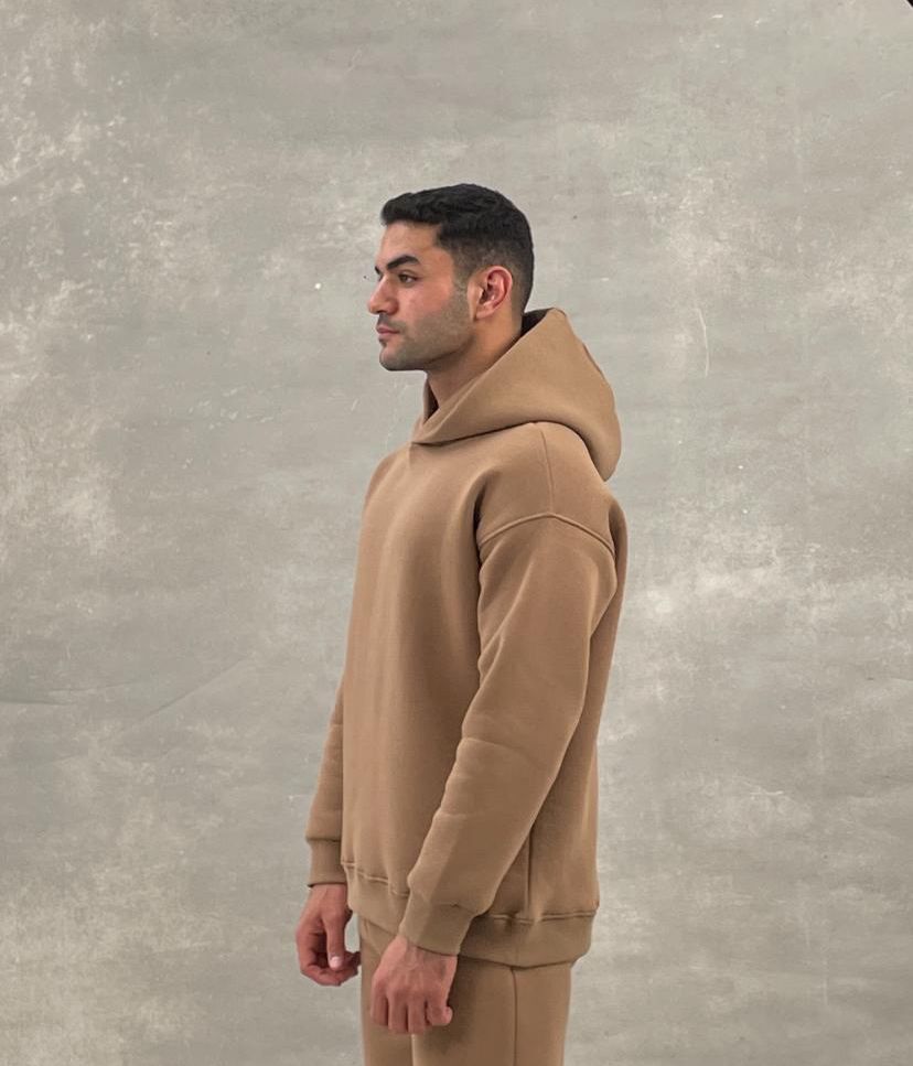 Men Basic Fleece Hoodie