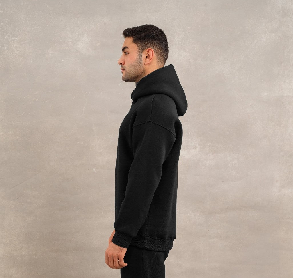 Men Basic Fleece Hoodie