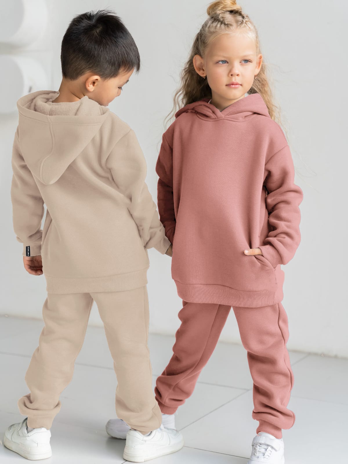 Fleece Basic Set Kids In Cashmere
