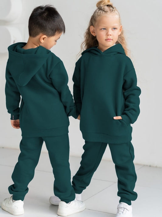 Fleece Basic Set Kids In Teal