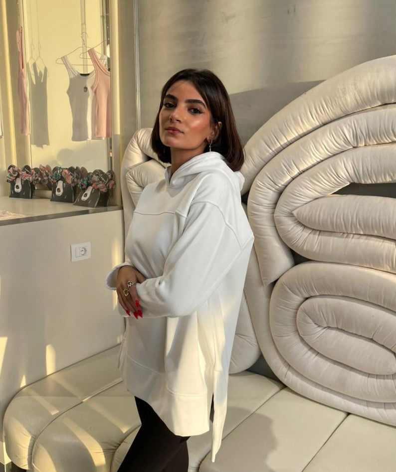 H-p Basic HP Hoodie In White
