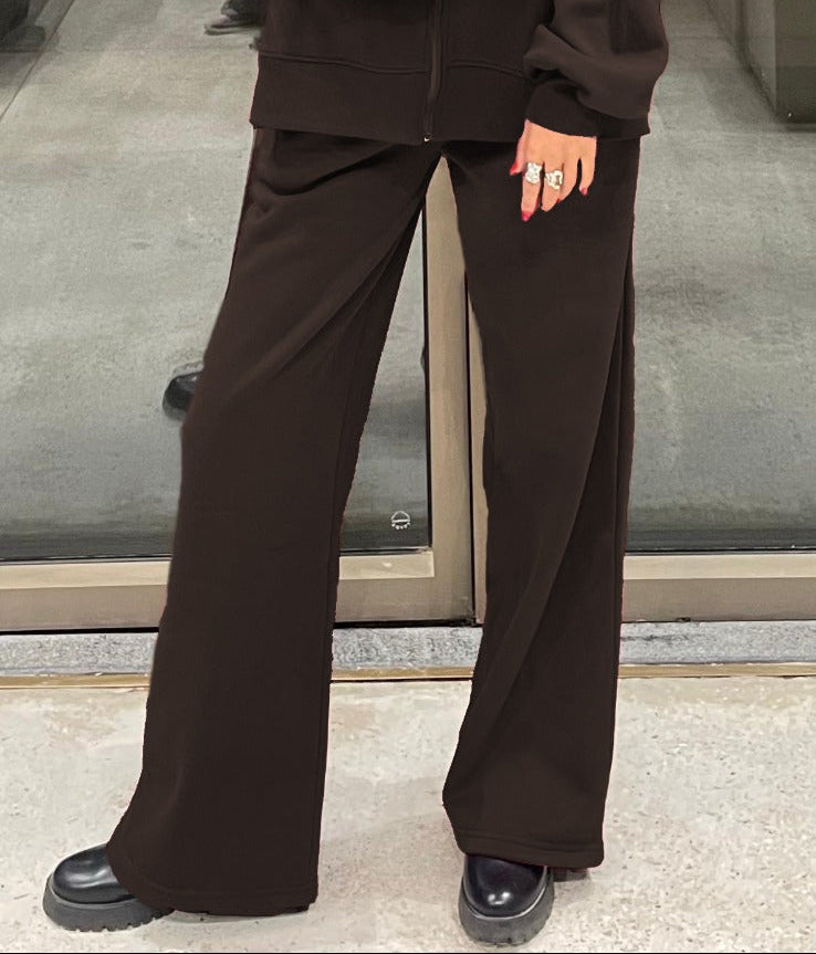 Comfy Wide LegPants | Brown