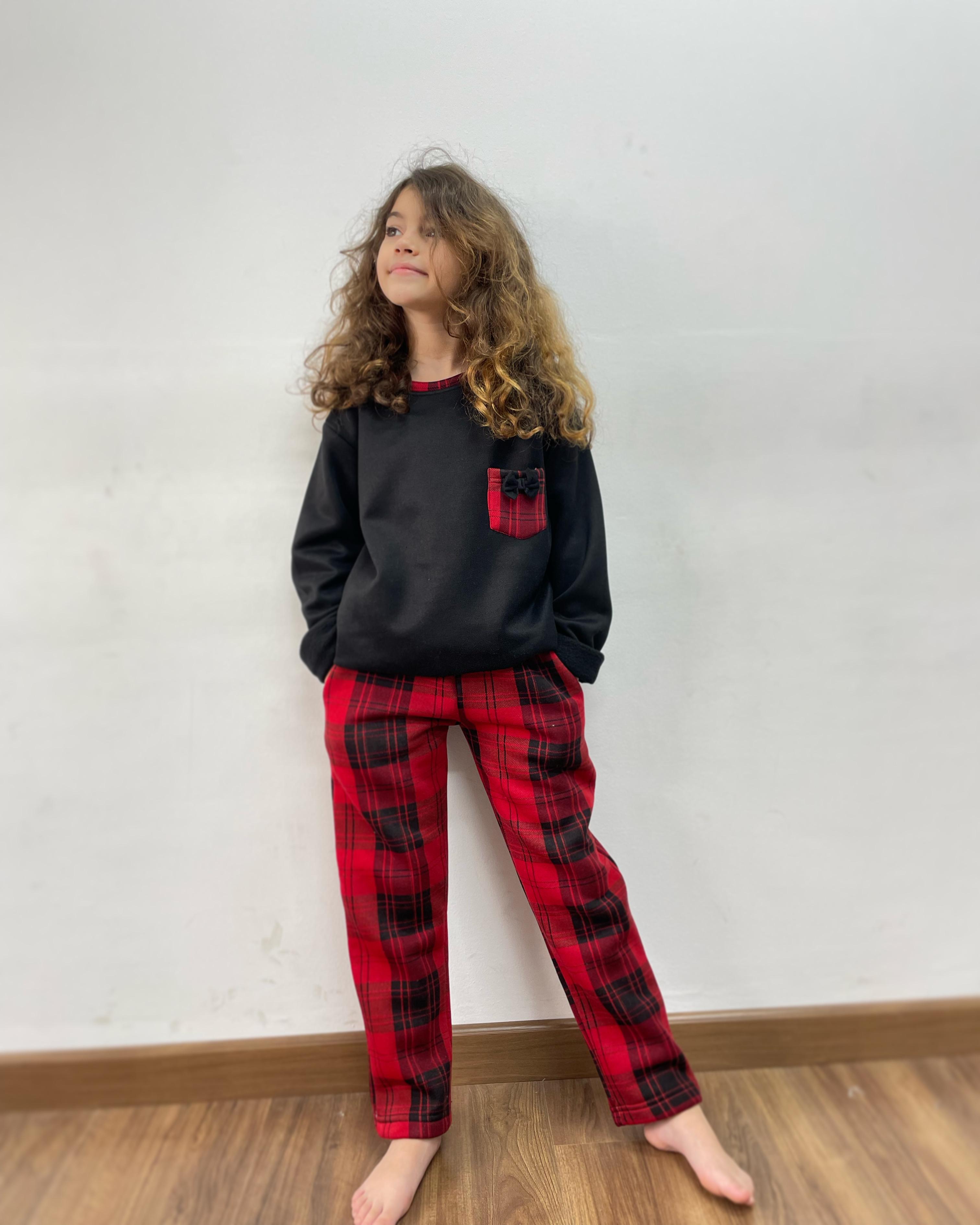 Plaid Pajama For Kids