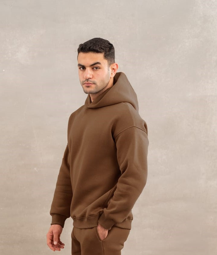 Men Basic Fleece Hoodie
