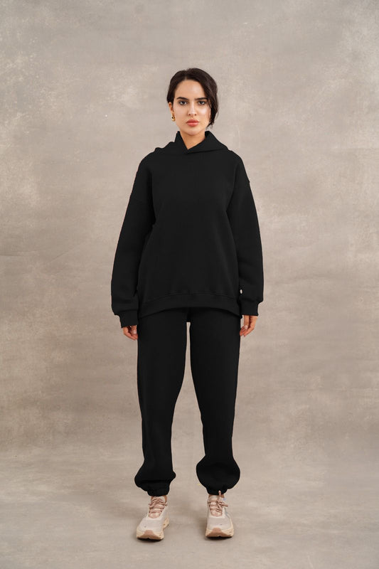 Fleece Basic Set In Black