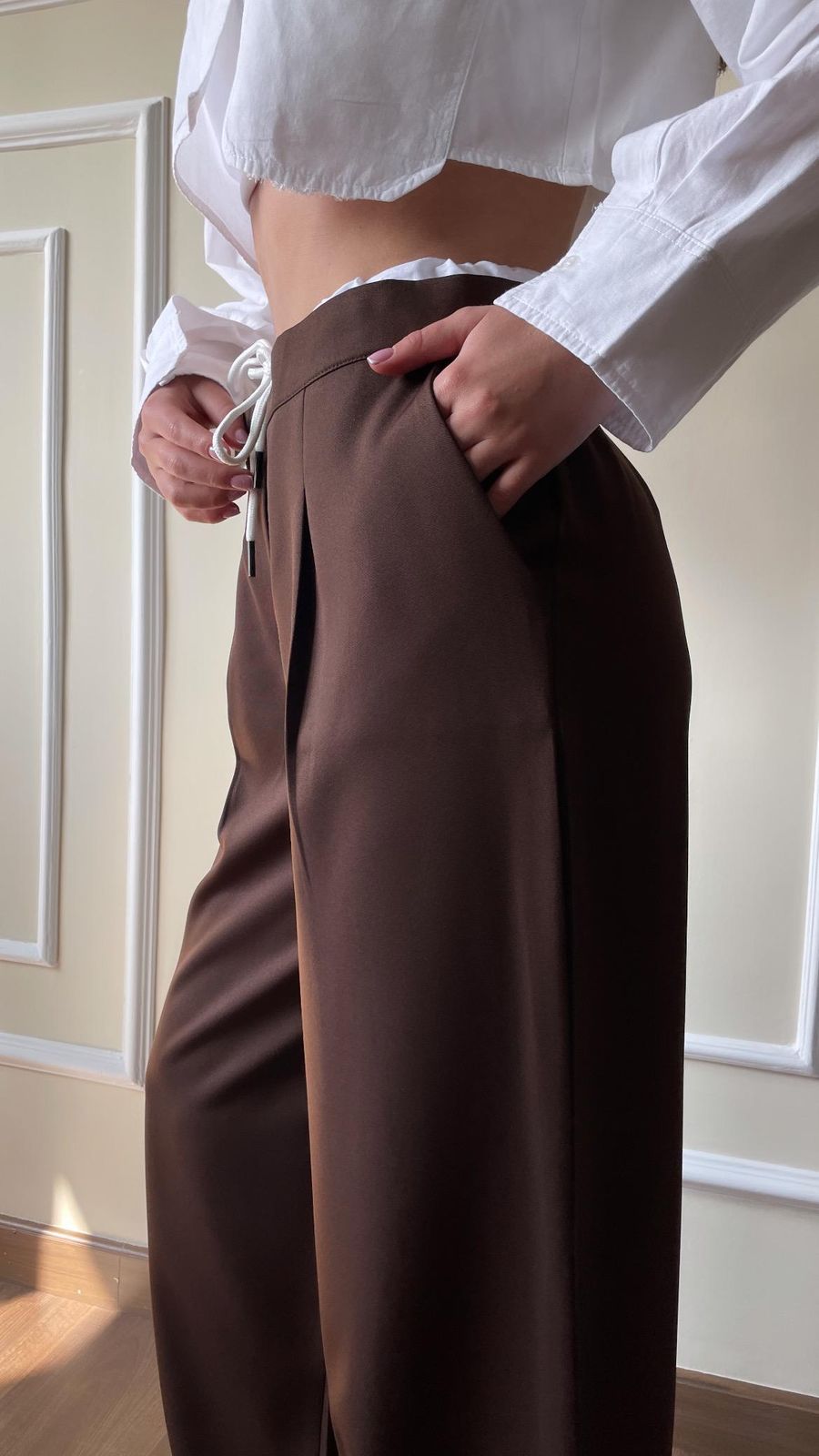 Boxer Trousers In Brown