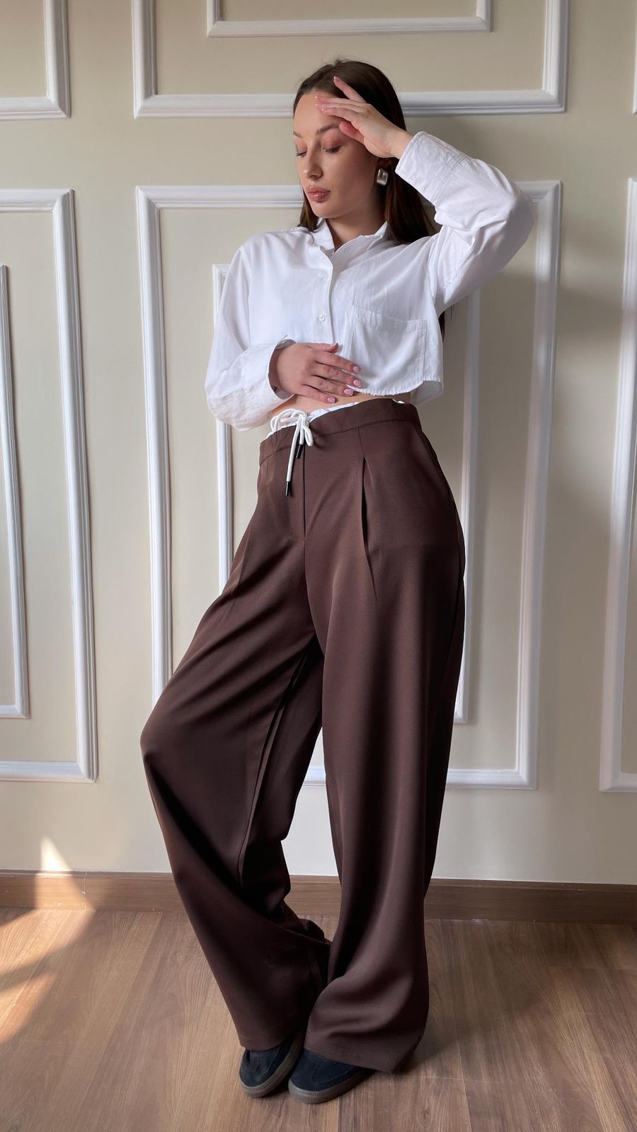 Boxer Trousers In Brown