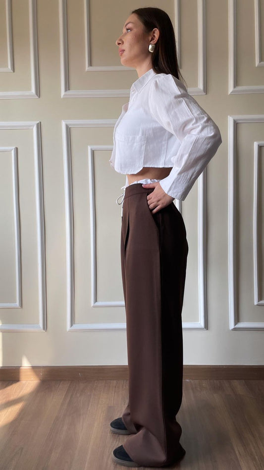 Boxer Trousers In Brown
