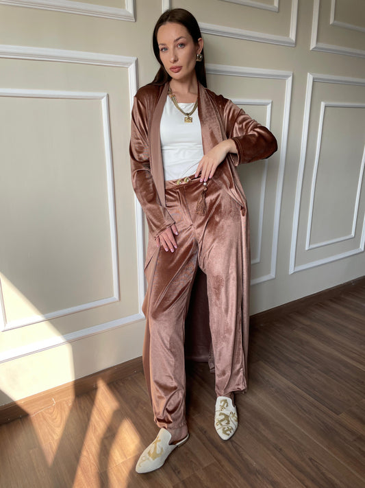 L-I - Ramadan Cardigan Set In Bronze