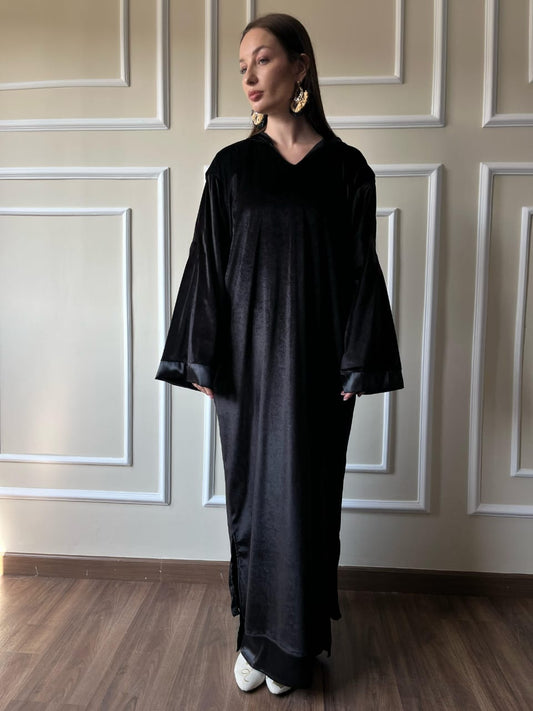 Velour Jalabe I Black