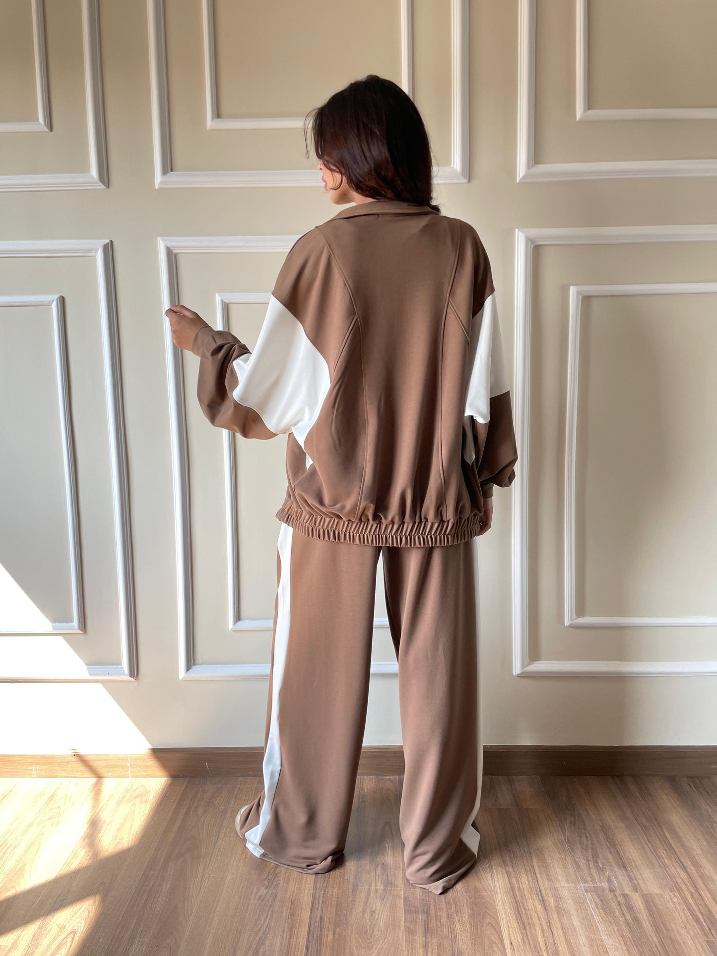 Color Block Set In Brown