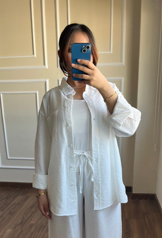 Linen Shirt | White