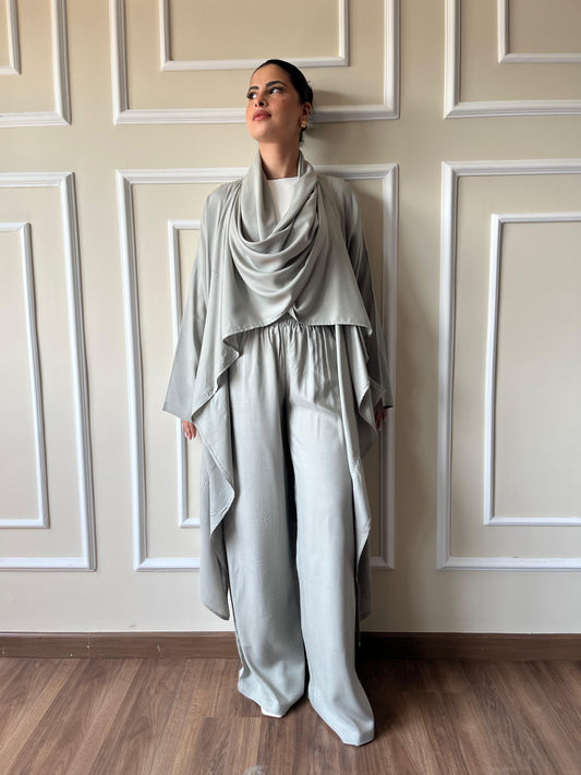 Wrap It Up Kimono Set In Mint Green