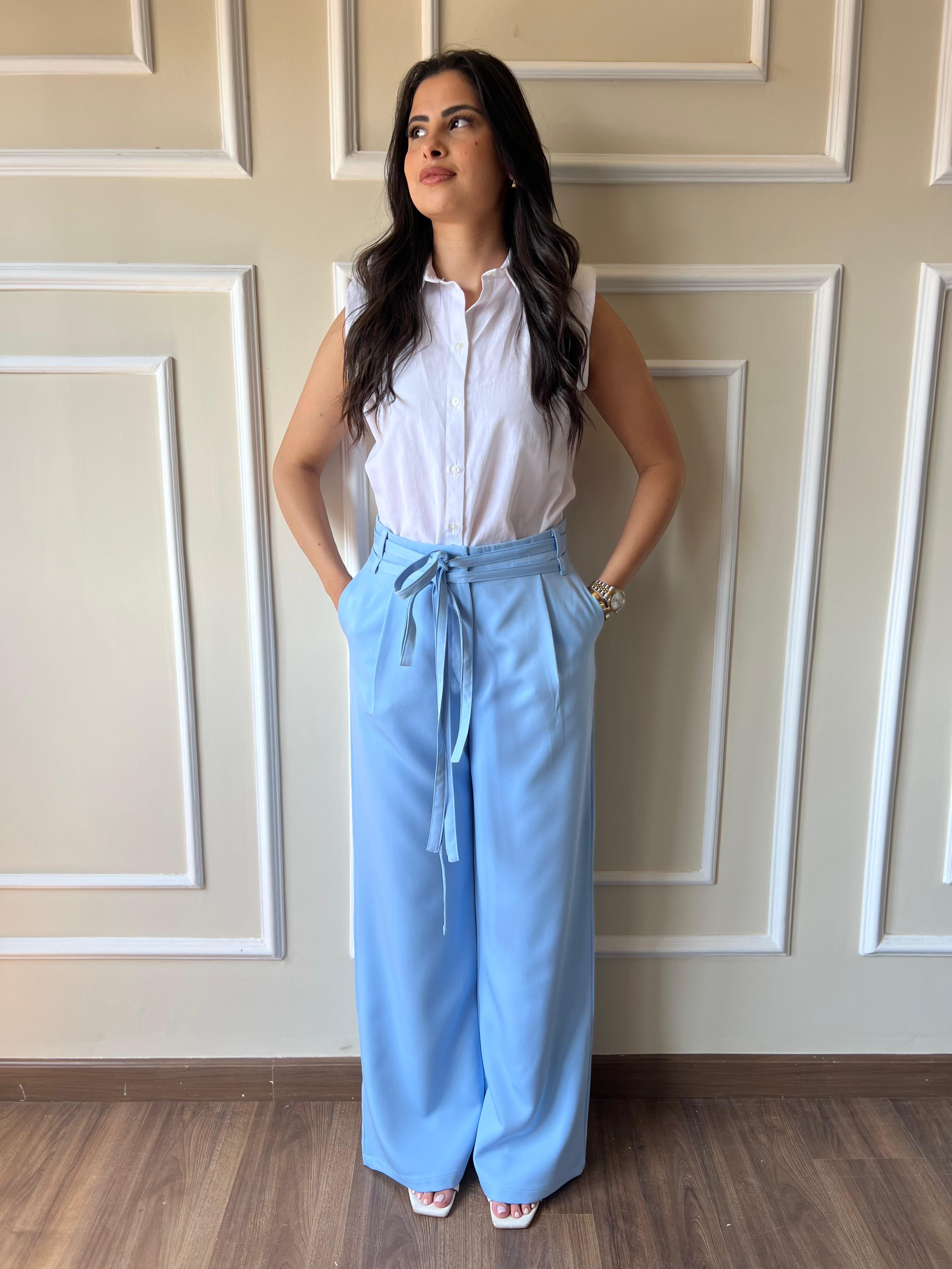 Double Belts Trousers