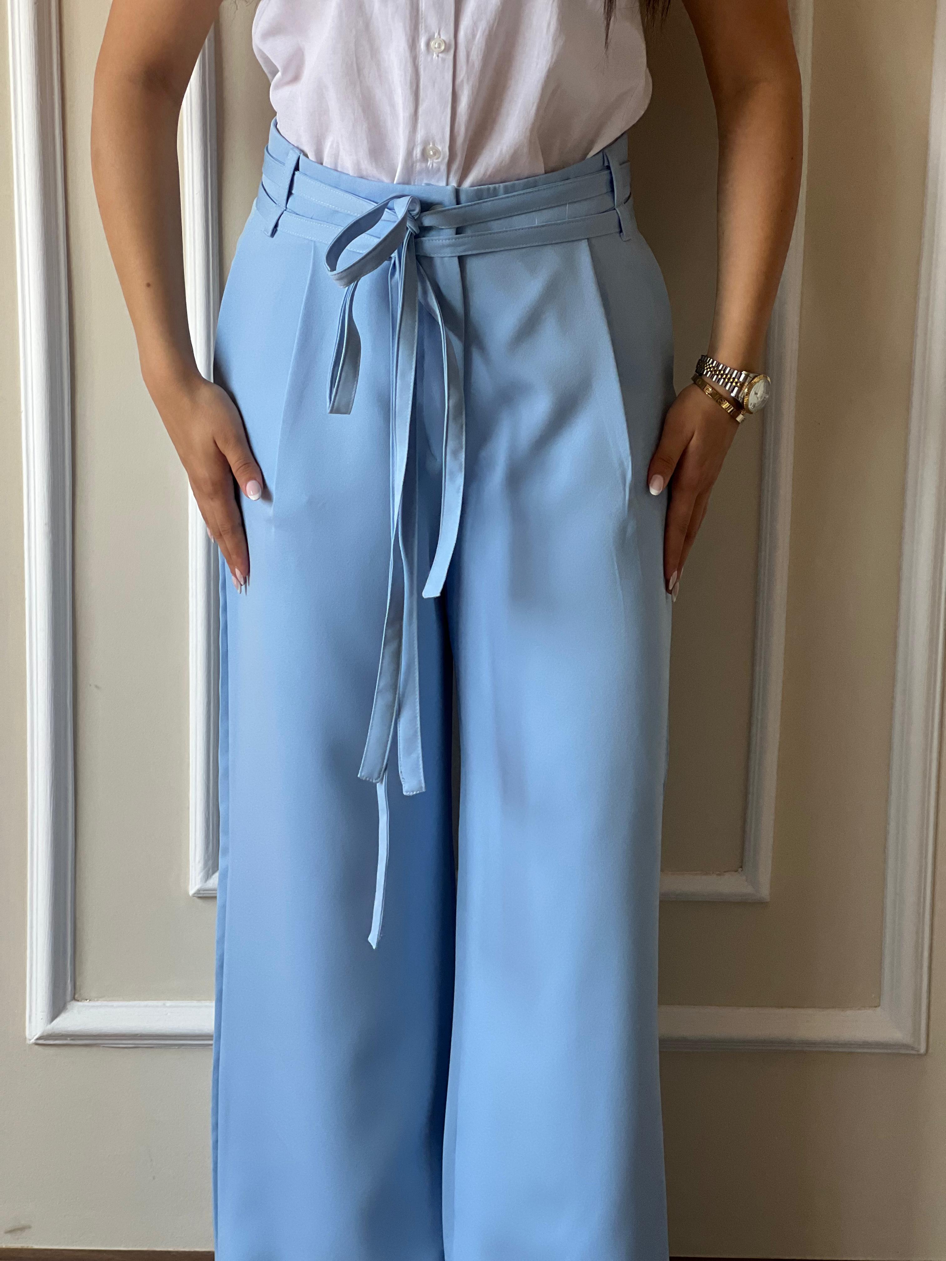 Double Belts Trousers