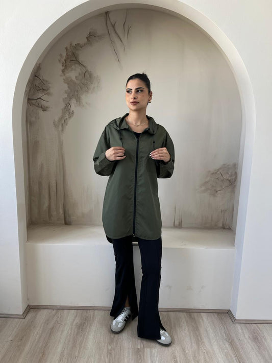 Light waterproof jacket | Olive