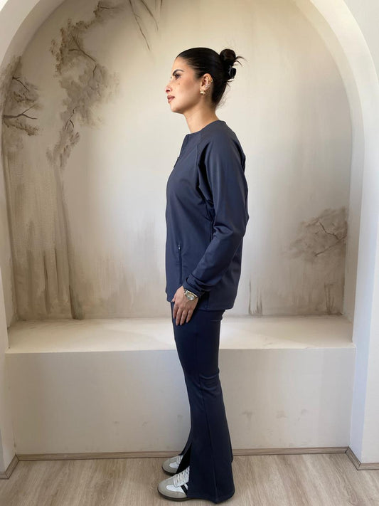 Sporty Flare pants | Grey