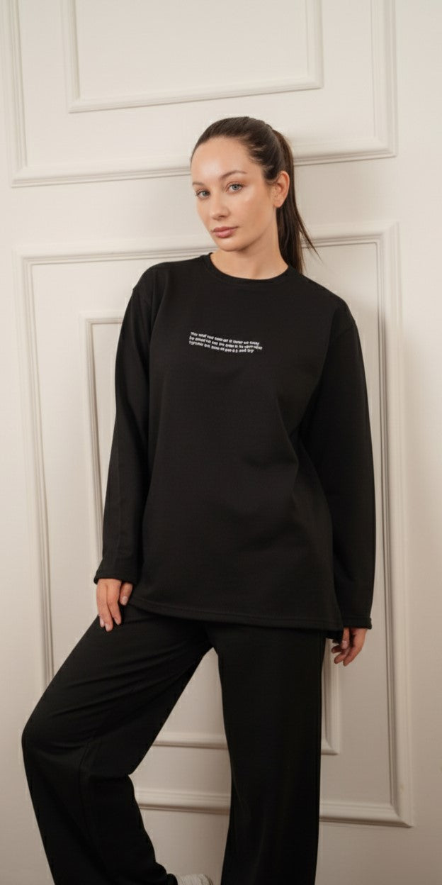 Long Sleeves Cotton Everyday Tracksuit